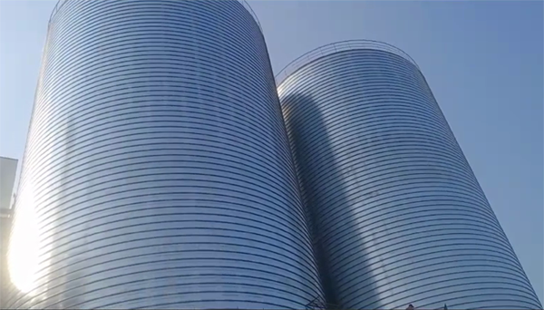 惠城2座混凝土高架卷板仓